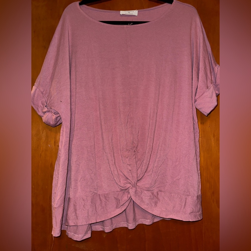 Curvy Mauve Shirt